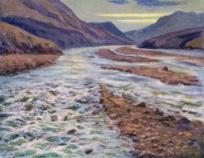 Rivière Mendoza - Ernest William Christmas